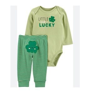 Baby Boy St. Patty Day set